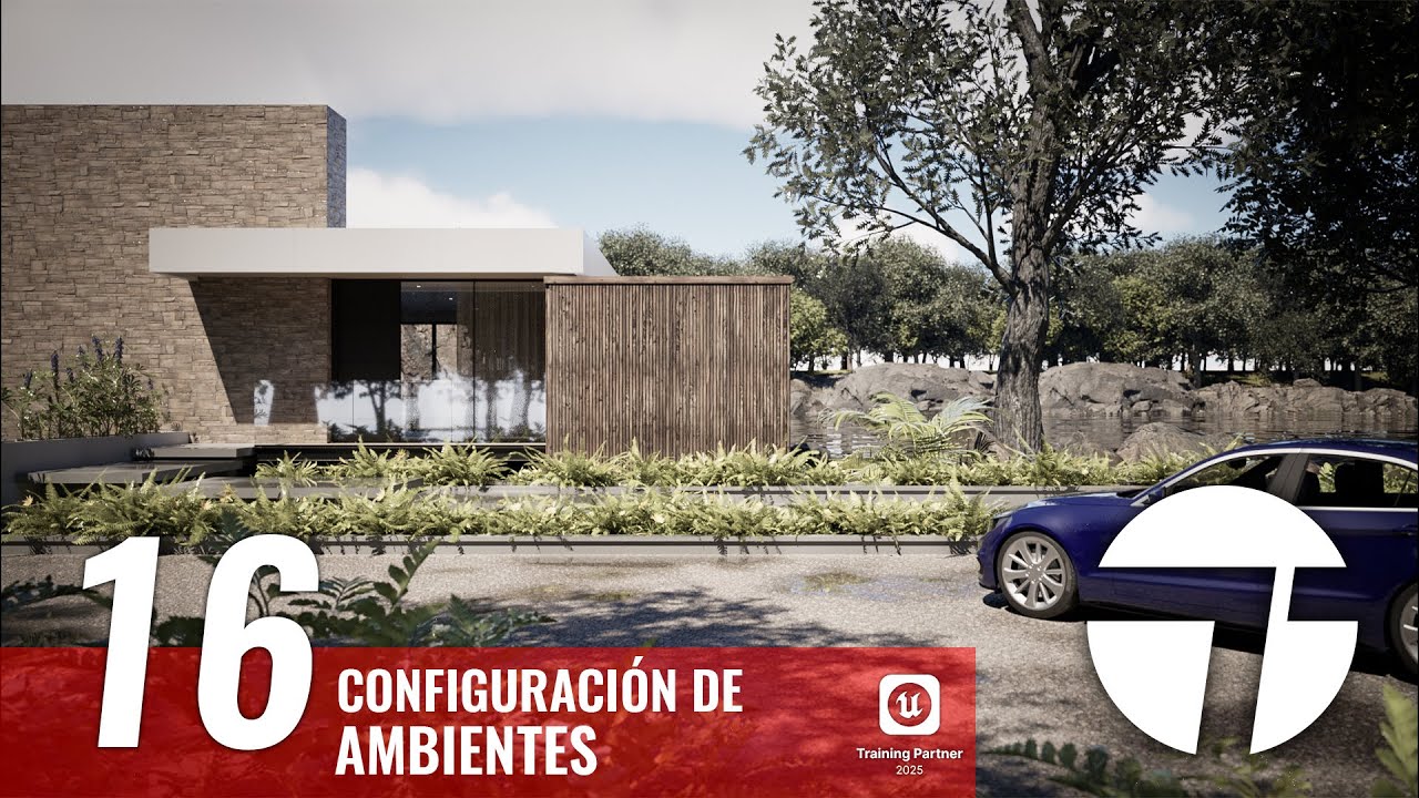 Configuración de ambientes en Twinmotion - Clase 16 - Curso de Twinmotion 2025 en español