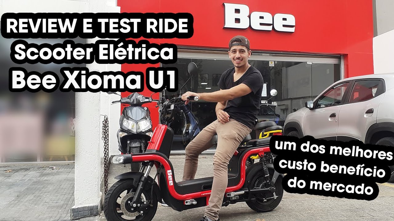 REVIEW E TESTE DA SCOOTER ELÉTRICA BEE XIOMA U1 | SUPER CUSTO BENEFÍCIO