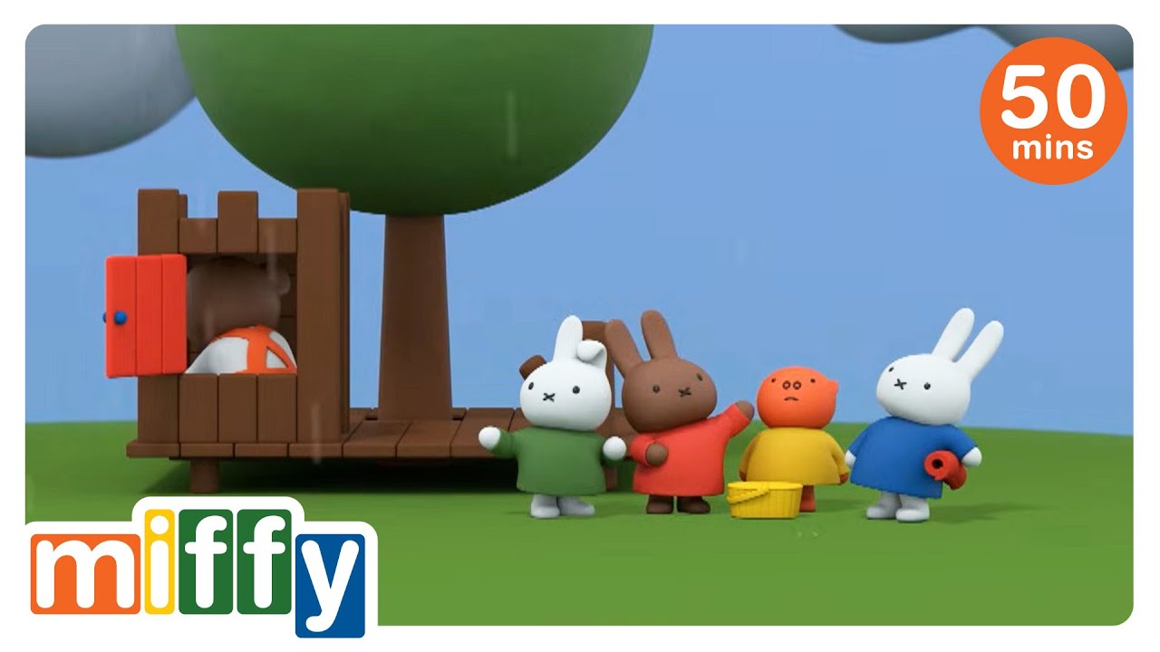 Oh No Miffy! It's Raining... | Miffy | Cartoons for kids