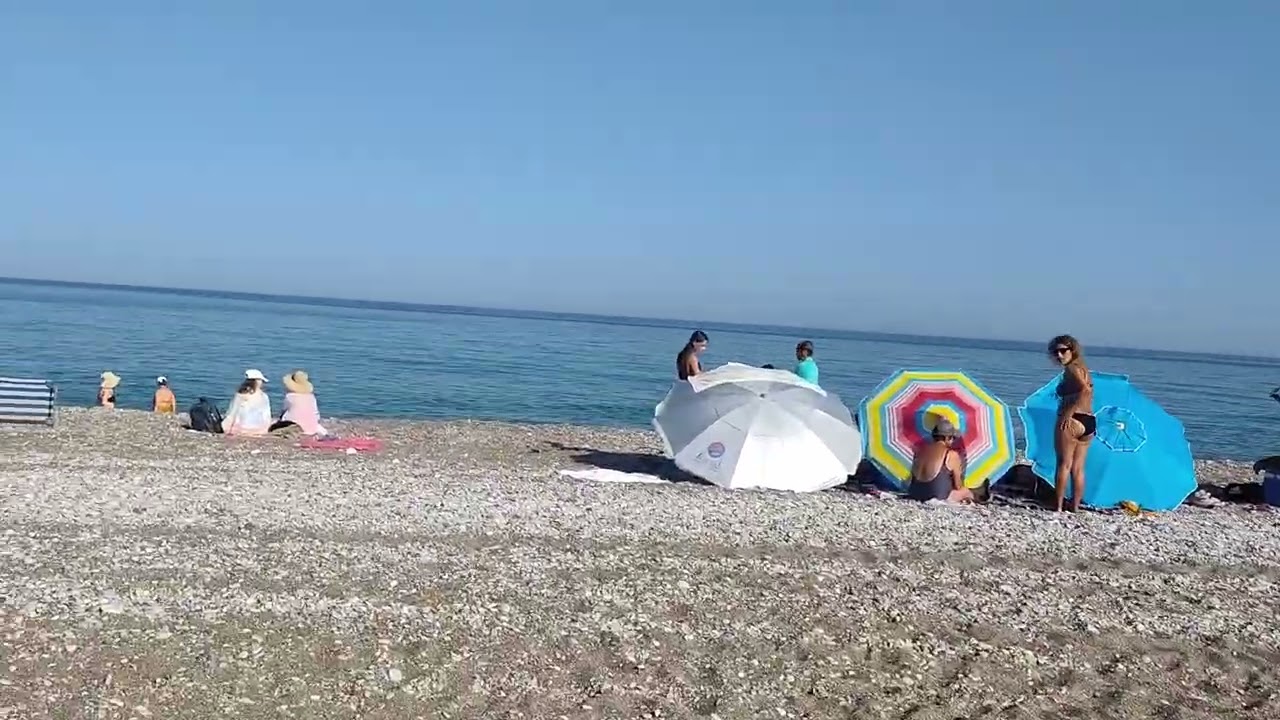 Afandou beach  Greece Rhodes 2025 Пляж Афанду Греция Родос 