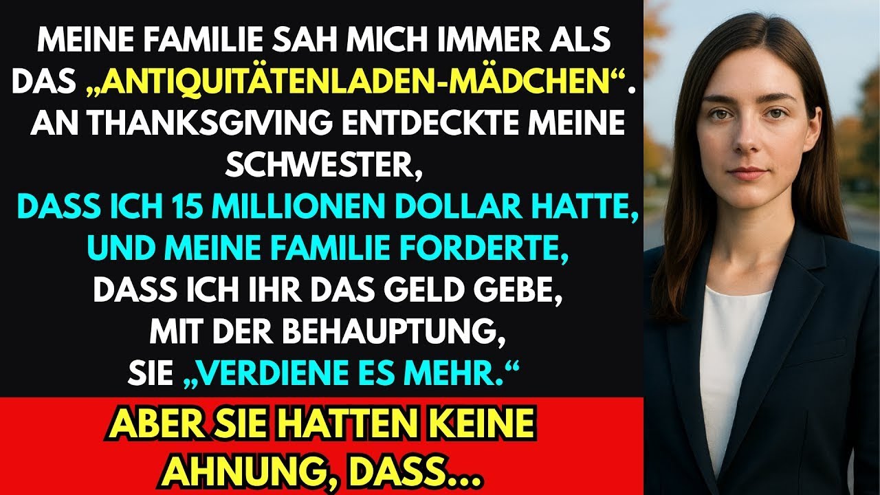 An Thanksgiving erfuhr meine Schwester von meinen 15 Mio  – dann stellte meine Familie Forderungen