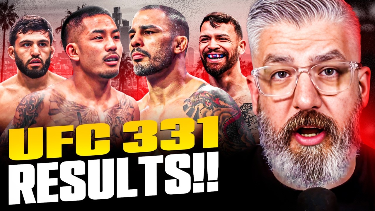 UFC 331 RESULTS: Van beats Pantoja 2 | Gable Stevenson sparked out! | LUKE THOMAS