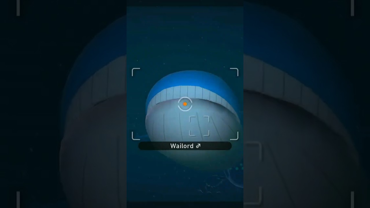 True Fear In Wailord's Eyes | #pokemon #pokemonsnap #newpokemonsnap #wailord