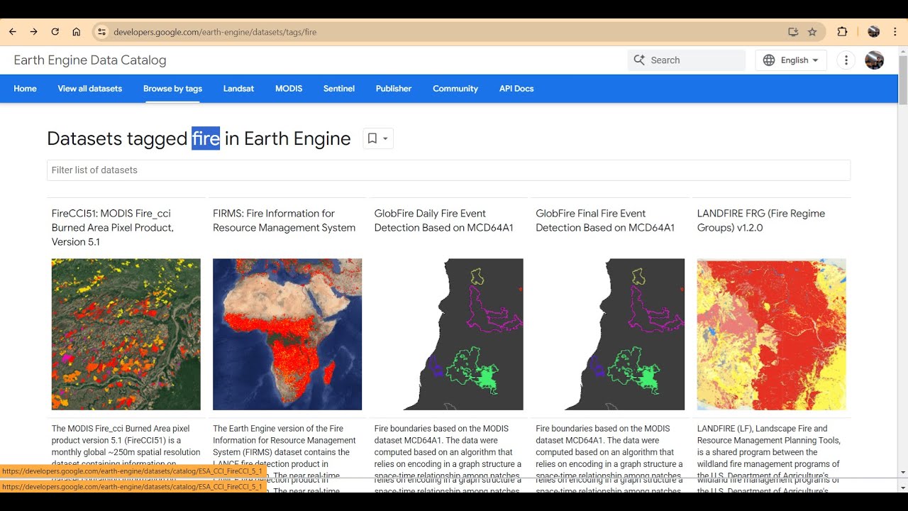 Google Earth Engine Tut 139 | Fire Dataset Selection Criteria and Identification | View From Space