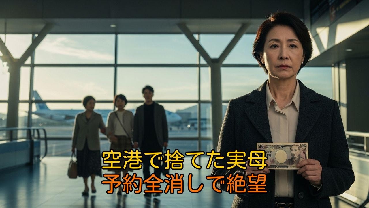 空港で私を捨てた息子「部外者は帰れ」→全予約を消した結果、家族は大絶叫