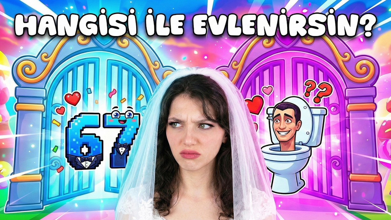 Roblox'ta Hangi Brainrot ile Evlendim!😱| Would You Rather but it Happens Oynadım!