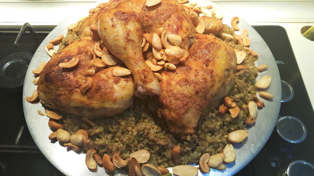 فريكة بالدجاج | الفريكة بالفروج المحمر بالفرن بطريقة سهلة اكلة سورية مميزة و طيبة كتير