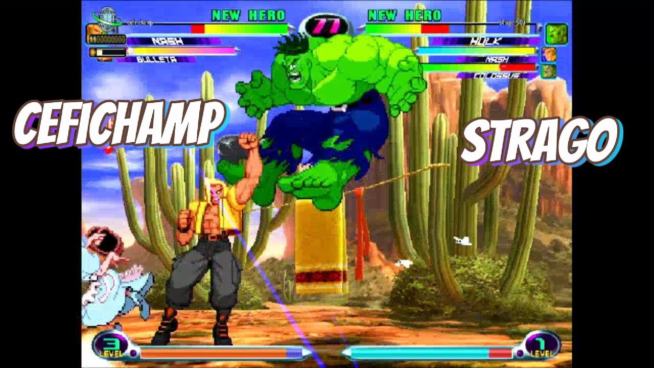 MvC2 (Steam) Cefichamp vs Strago ranked games .:01.12.2025:.
