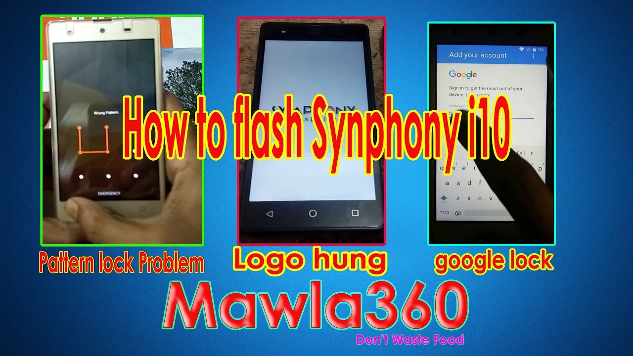 How to Flash symphony i10 with Computer