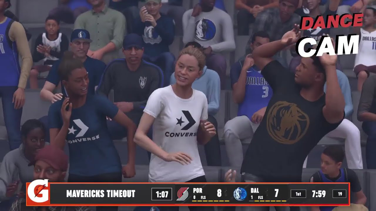 NBA 2K25 (PS5) Simulation: Portland Trail Blazers @ Dallas Mavericks