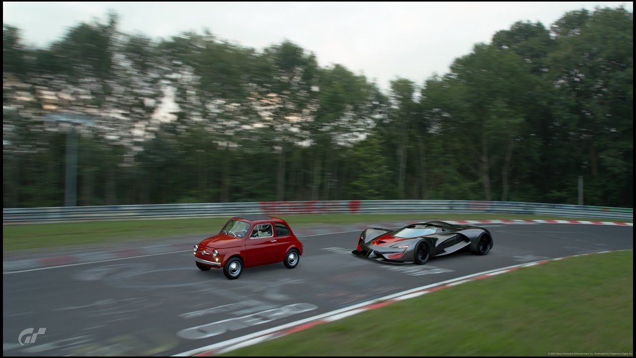 O MAIS FRACO vs O MAIS FORTE do Gran Turismo! Fiat x Dodge Tomahawk em Nürburgring!