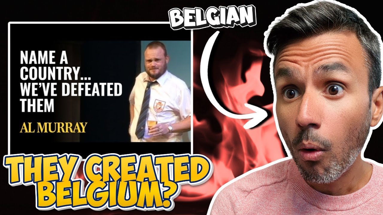 Al Murray - Name A Country... We Have Defeated Them | REACTION | Belgian REACTS