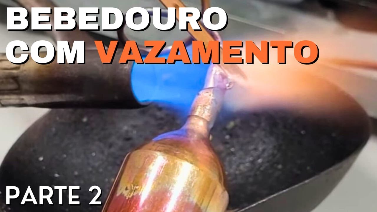 Vazamento de Gás em Bebedouro, como encontrar e resolver e repor o gás (parte 2)