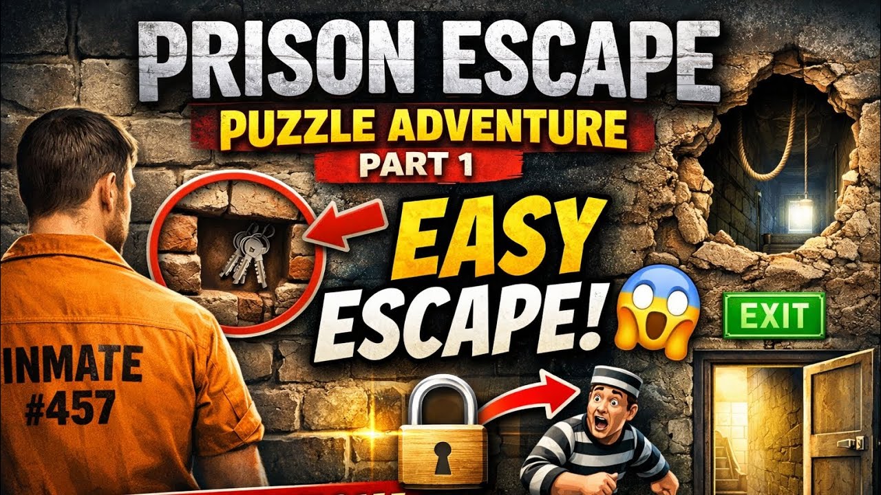 Prison Escape Puzzle Adventure Part 1 – Easy Escape! 😱
