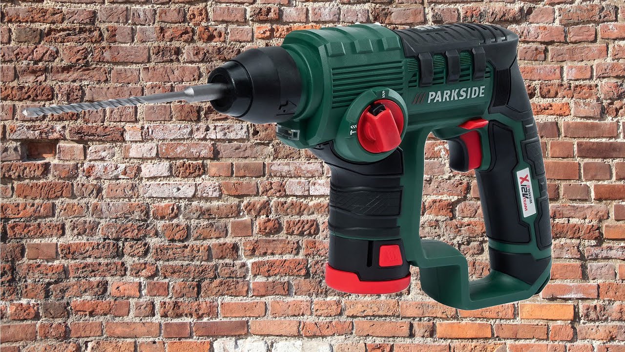 Parkside Cordless Hammer Drill PBHA 12 A1 Unboxing Testing