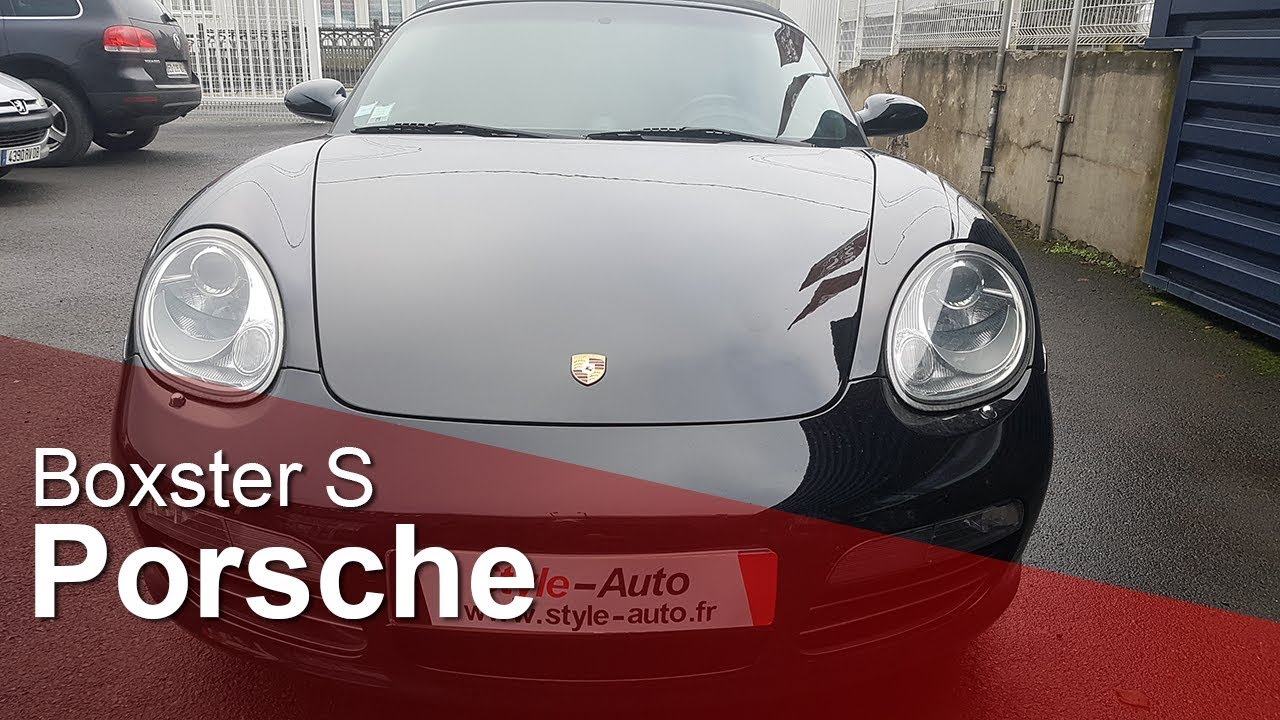 Detailing Porsche Boxster S et traitement verre liquide (Glass Coating).