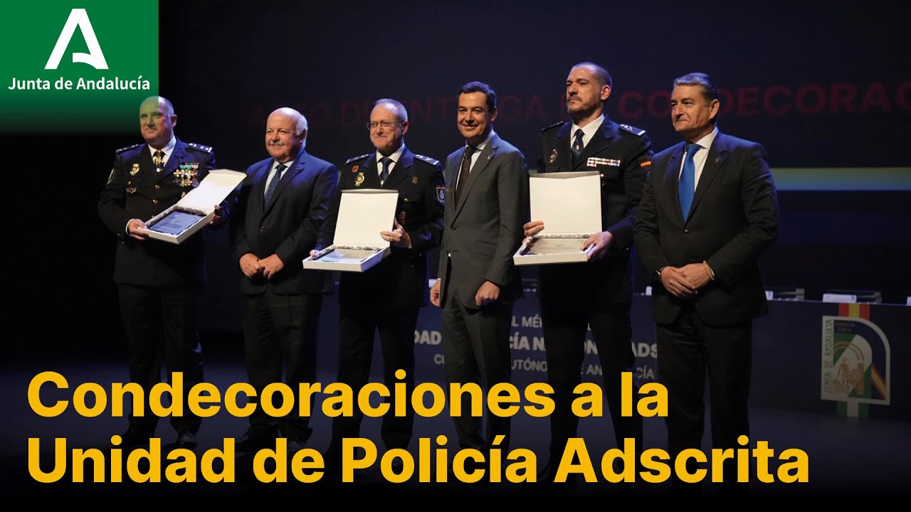 Juanma Moreno destaca la labor de la Unidad de Policía Adscrita en defensa del patrimonio histórico