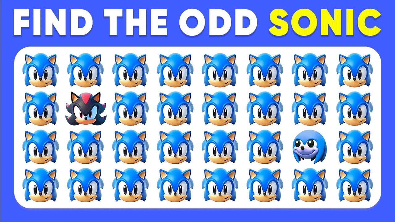 Find the ODD One Out - Sonic the Hedgehog Edition | Monkey Quiz
