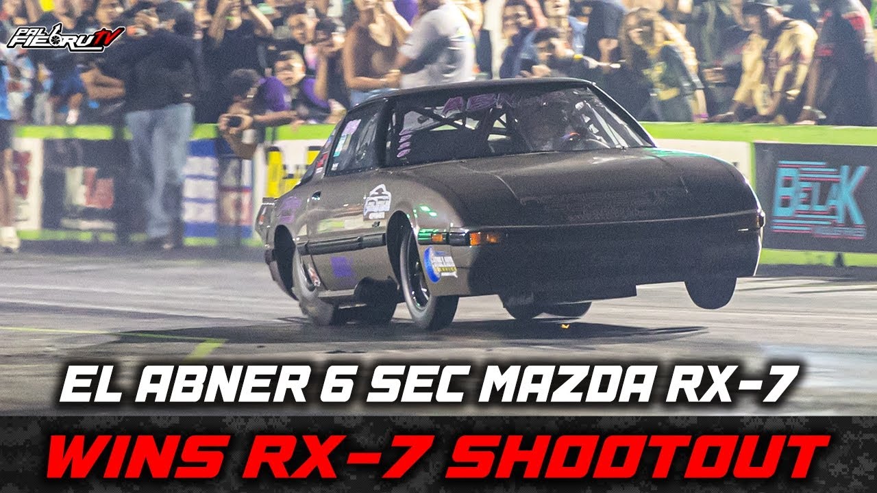 El Abner 6 Sec Mazda Rx-7 Wins Mazda Rx-7 Shootout at World Sport Compact Challenge 2024 OSW