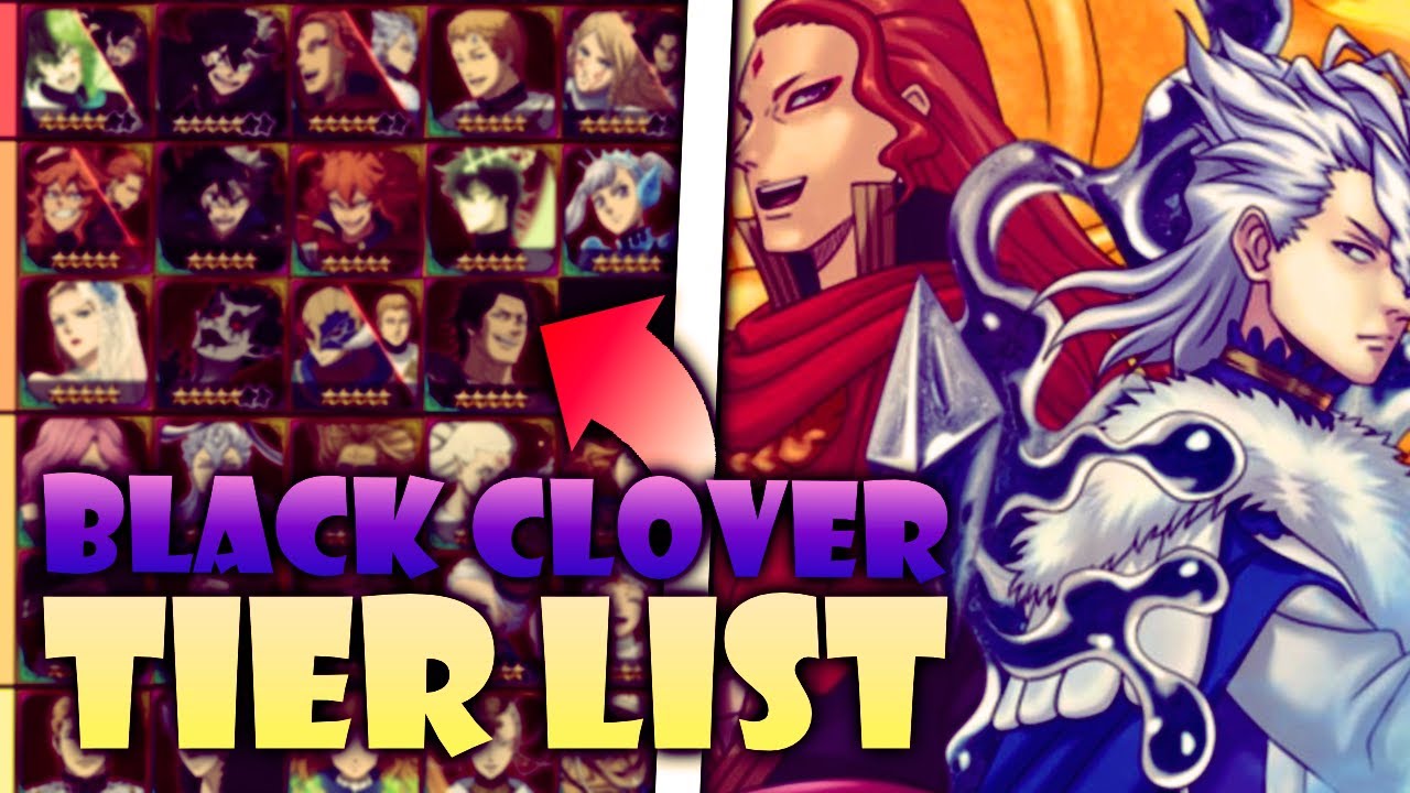 TIER LIST! - Black Clover Phantom Knights