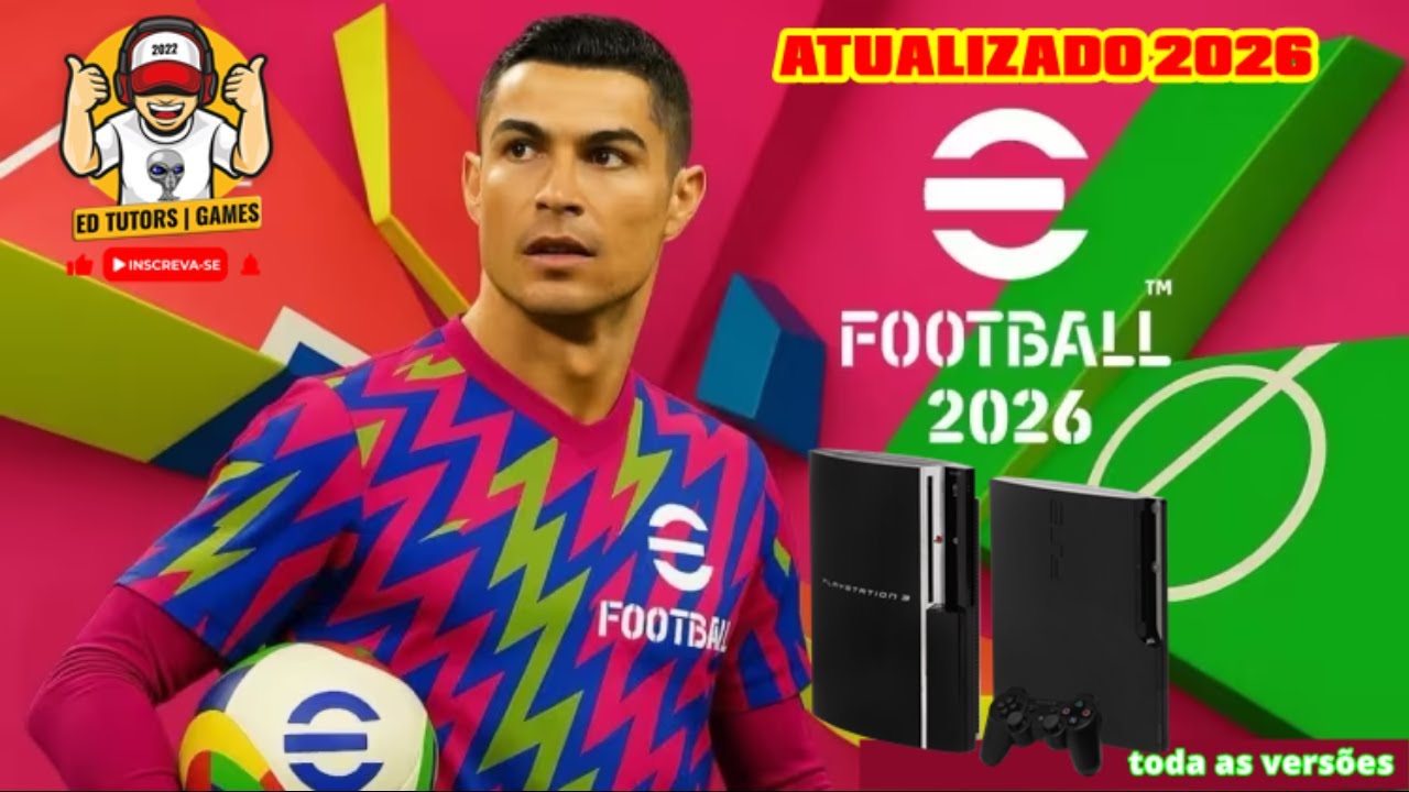 😱 NOVO POTATO PATCH V14 AIO BLUS | PLAYSTATION 3 | ATUALIZADO | eFootball 2026 PS3