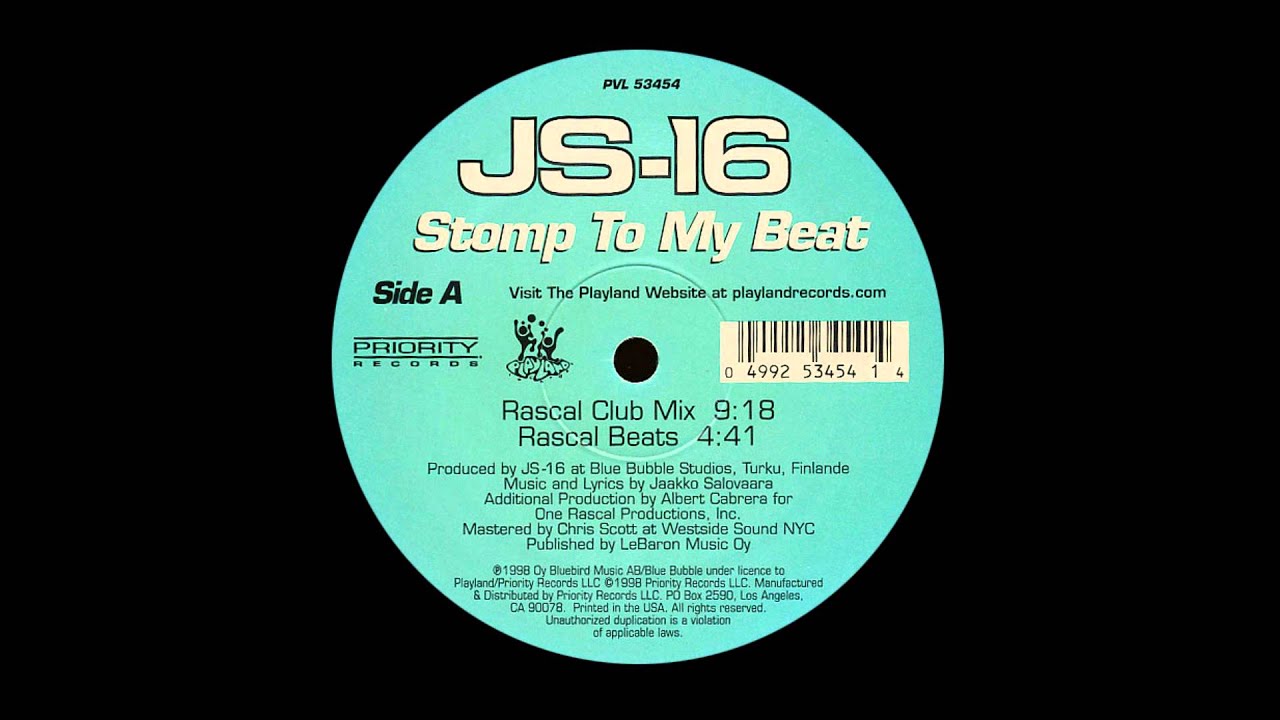 JS-16 - Stomp to My Beat (Rascal Club Mix) (1998)