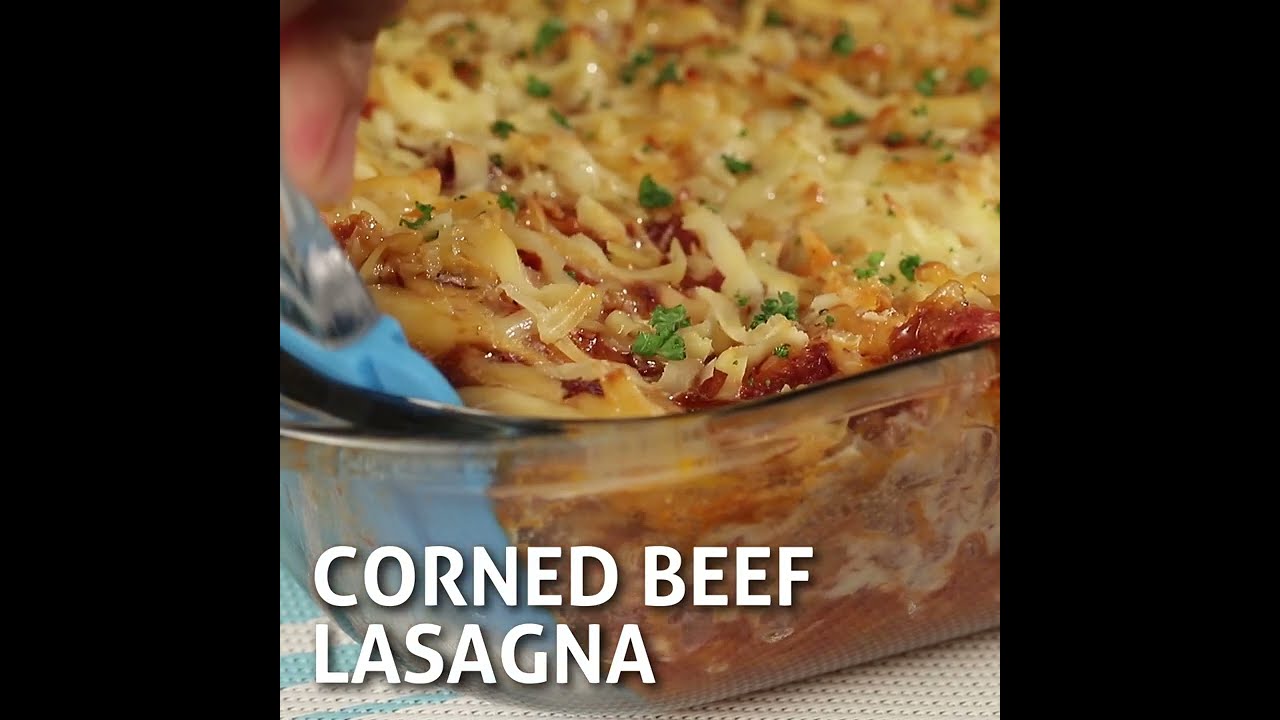 Corned Beef Lasagna | Home Foodie #Madalicious