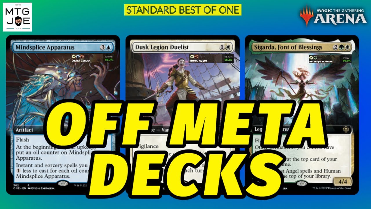 Five Off Meta Standard Best of One Decks to Try Out on MTG Arena