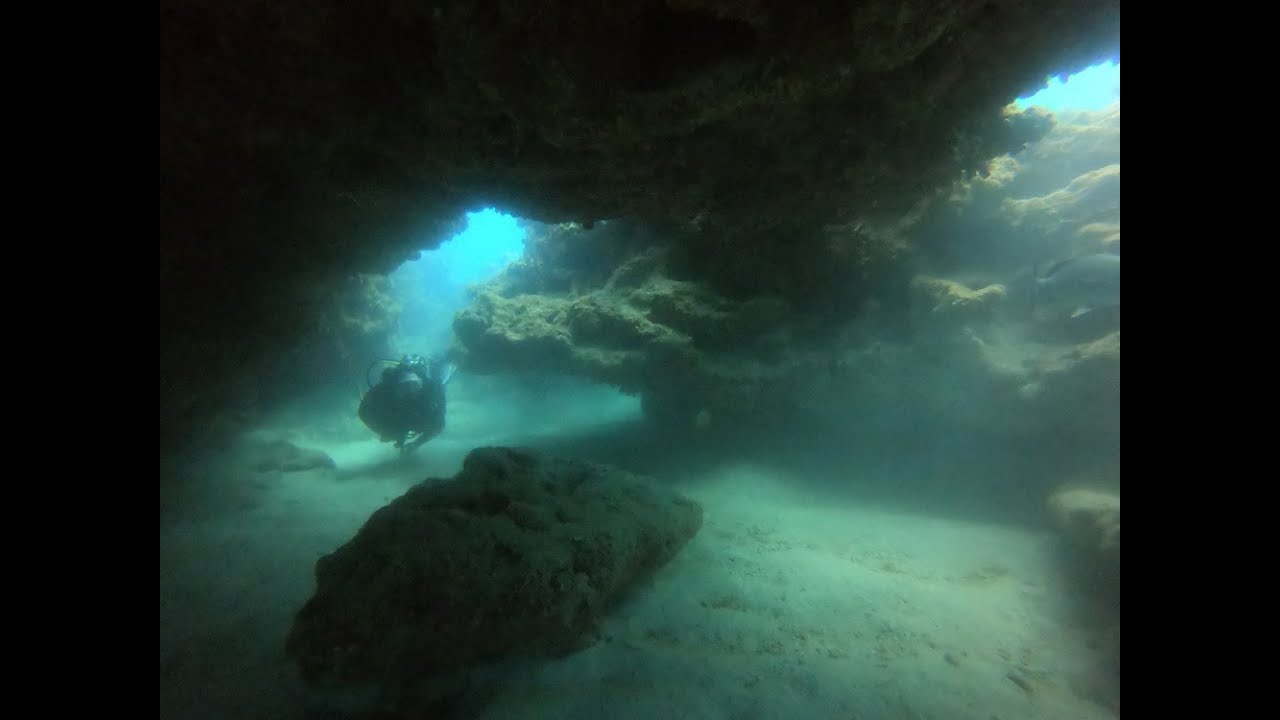 What is winter diving visibility like in Key Largo, Florida Keys
