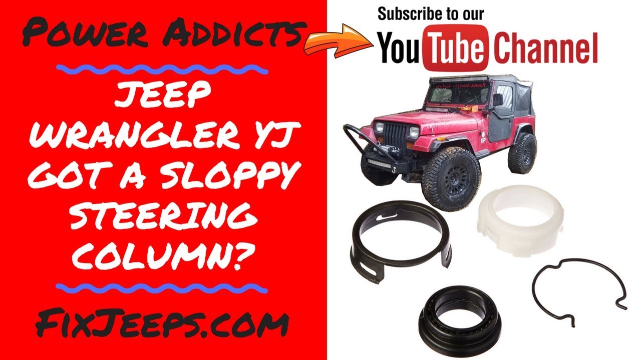 Jeep Wrangler YJ - Replace the lower bearing in the #steeringcolumn