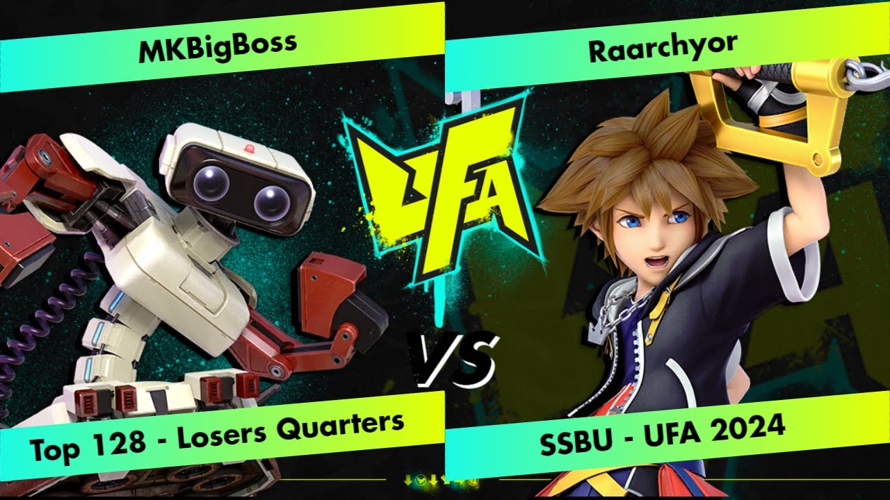 UFA 2024 SSBU -MkBigBoss (ROB) vs Raarchyor (Sora) - Top 128 Losers Qaurters - SSBU Singles