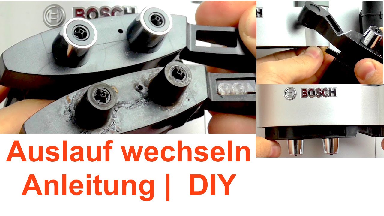 Kaffeeauslauf wechseln - Bosch VeroBar 100 Kaffeevollautomat TES7014.. | DIY