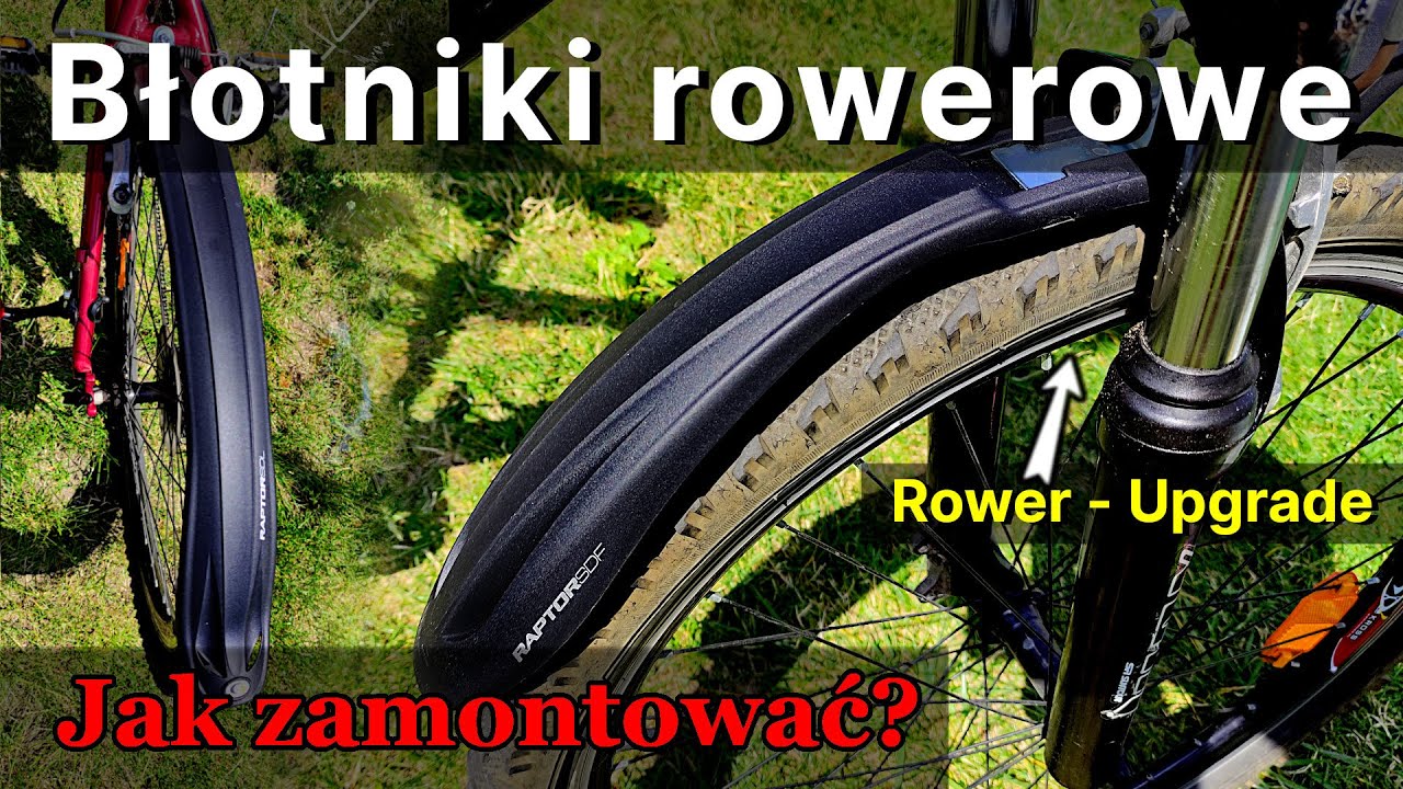 Rower 5 - Błotniki rowerowe do roweru górskiego! - Jak zamontować błotniki do Krossa?