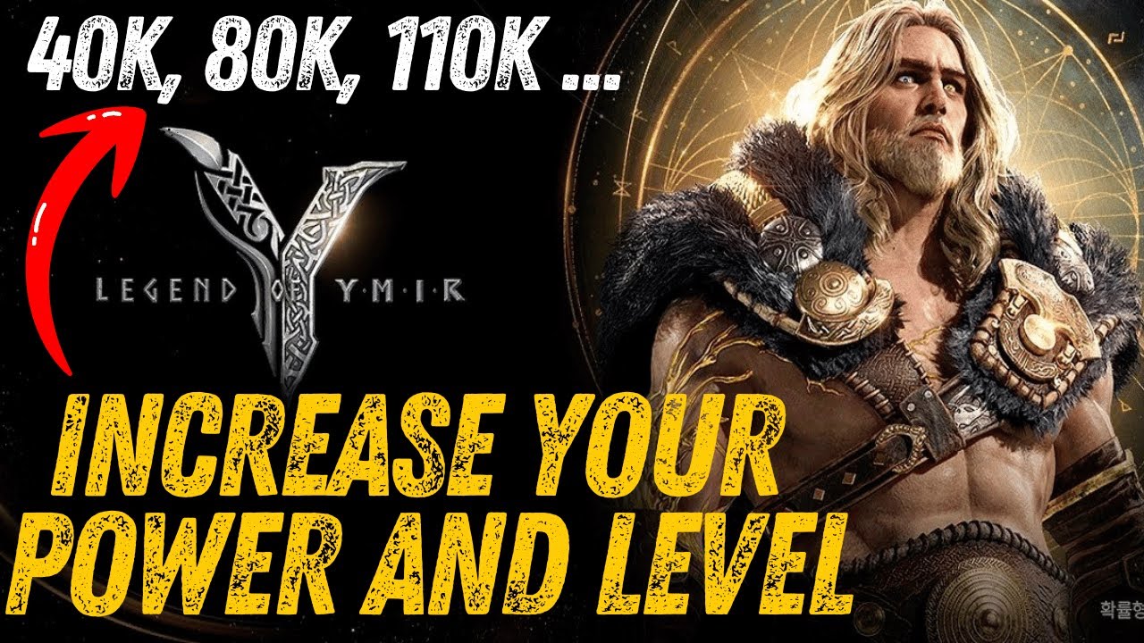 LEGEND OF YMIR -  HOW TO INCREASE YOUR POWER AND LEVEL CORRECTLY