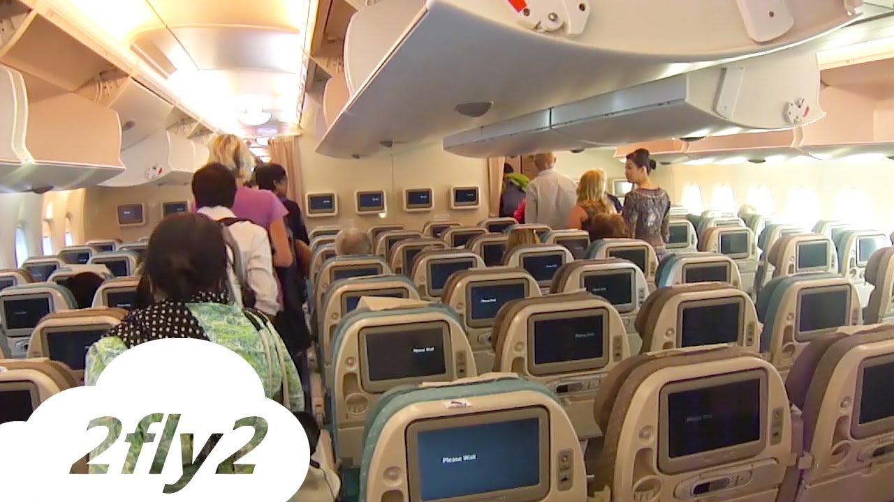 SINGAPORE AIRLINES AIRBUS A380 AUCKLAND-SINGAPORE ECONOMY CLASS