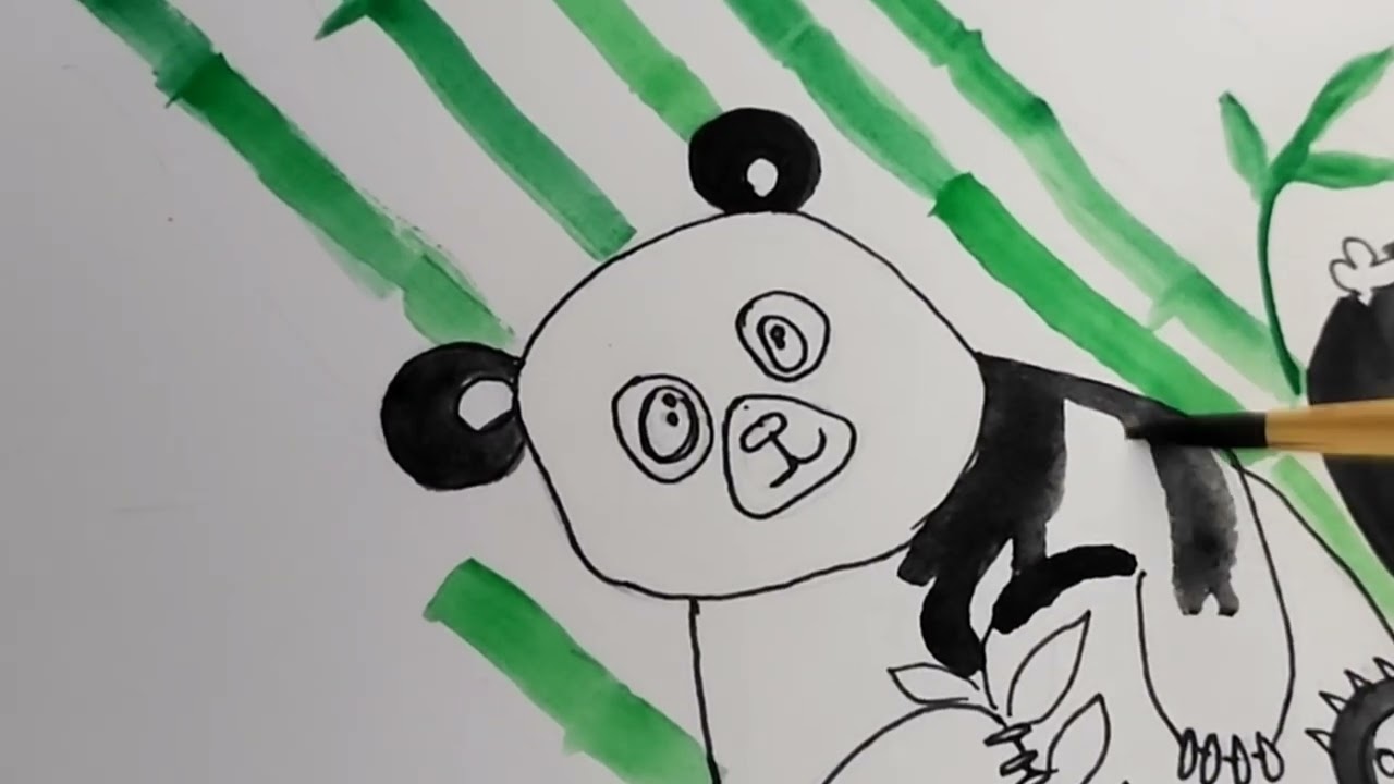 I made a cute Panda 🐼 #new #art #viralvideo #panda #subscribemychannel 