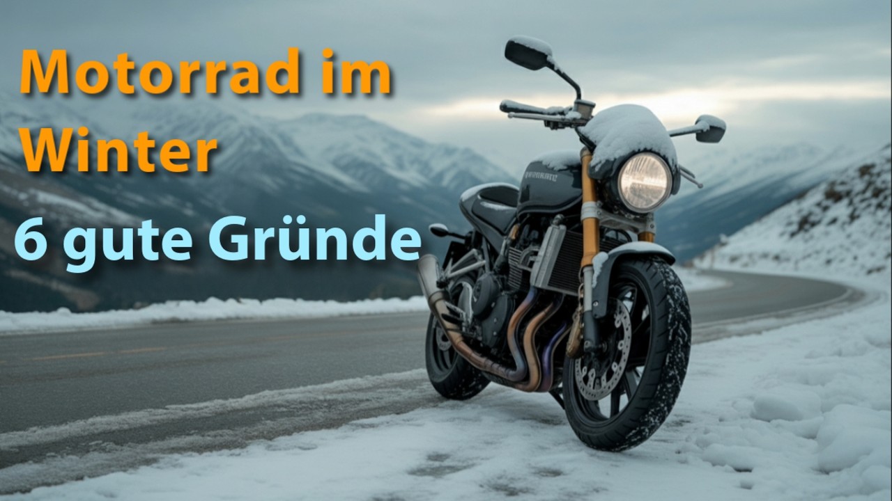 Motorrad fahren im Winter? 6 Gr&uuml;nde, warum ich NICHT einmotte!