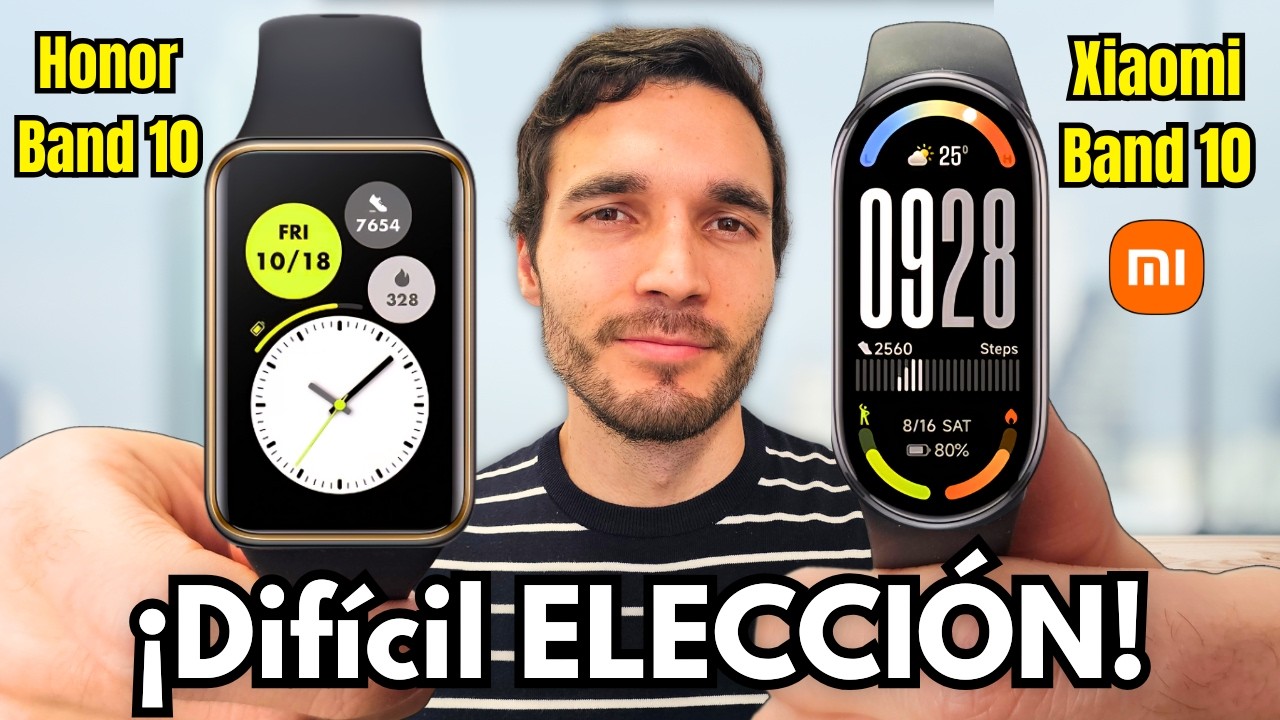 Xiaomi Band 10 vs Honor Band 10 ✅ ¿HONOR le GANA a Xiaomi?
