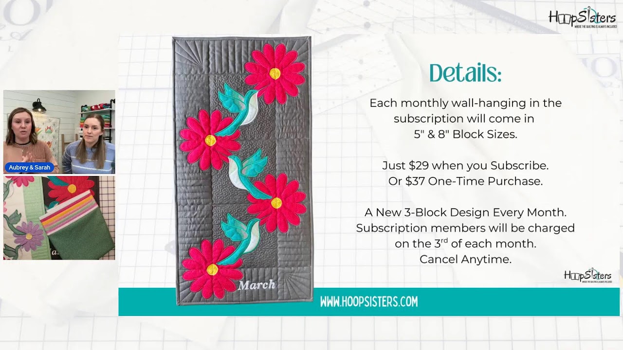 FEBRUARY! Fabric Drop & Subscriptions