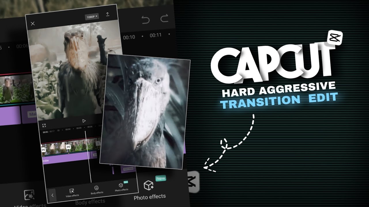 Capcut | Hard aggressive transition