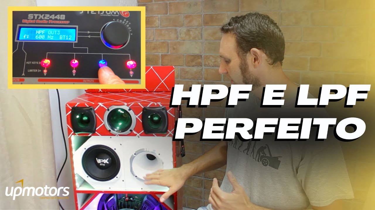 Corte de Frequência HPF e LPF perfeito para CORNETA e TWEETER ; UPMOTORS