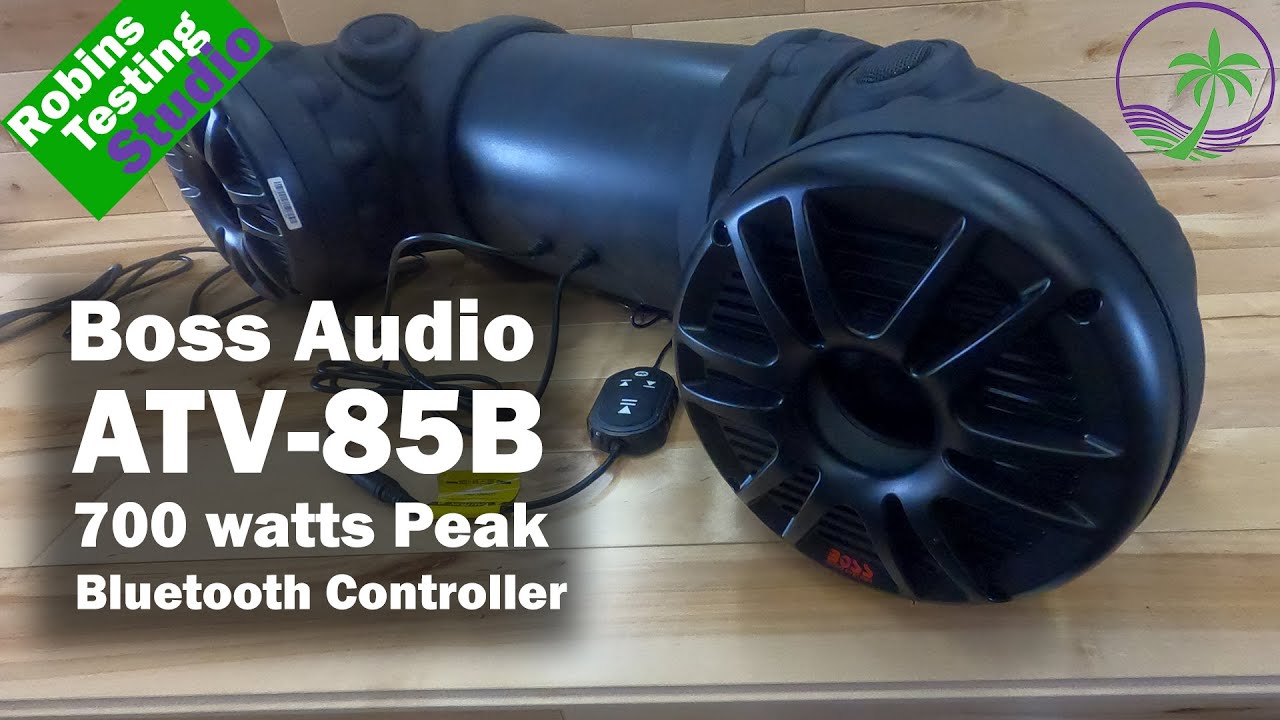 8-дюймовые динамики с Bluetooth-подключением BOSS Audio Systems ATV85B, всепогодная звуковая система для квадроцикла UTV