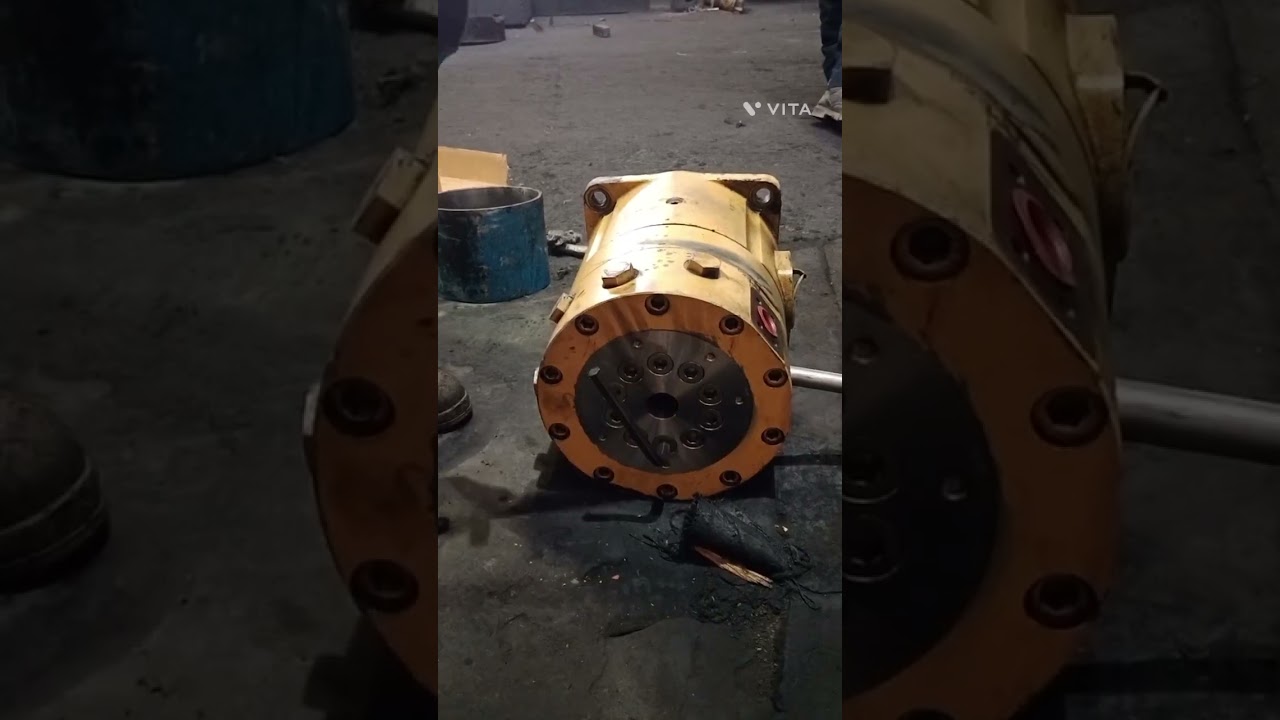 REL Drill Machine ka Main Hydraulic Pump Repairing work,Mining Drill Machine ka Hydraulic PumpRepair