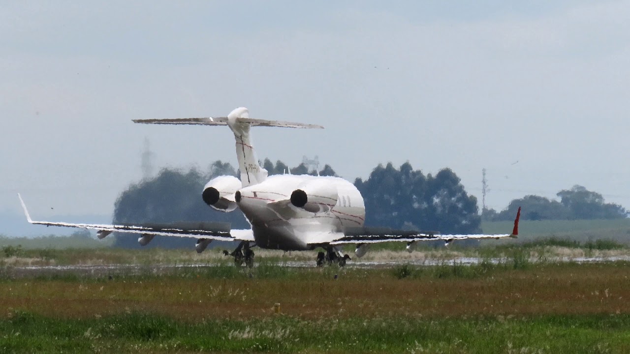 linda aproximação aeronave turbofan, aeroporto de Pato Branco PR.