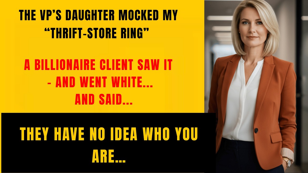 VP's Daughter Mocked My Ring - A Billionaire's Shock Exposed Everything | Revenge