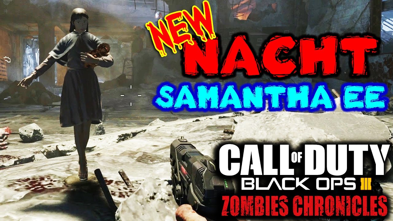 NEW! SAMANTHA DOLL BUTTON EASTER EGG Nacht Der Untoten **ALL LOCATIONS** (BO3 Zombies Chronicles)