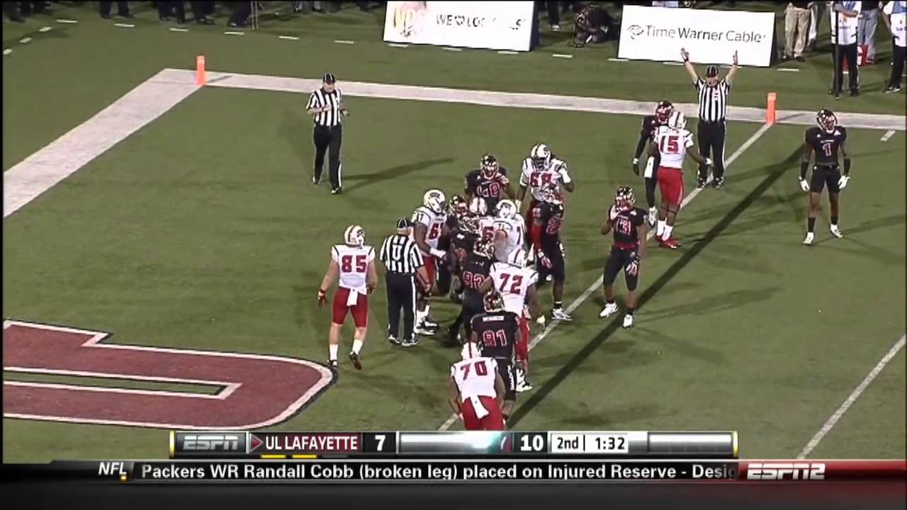 10/15/2013 UL-Lafayette vs. WKU Football Highlights