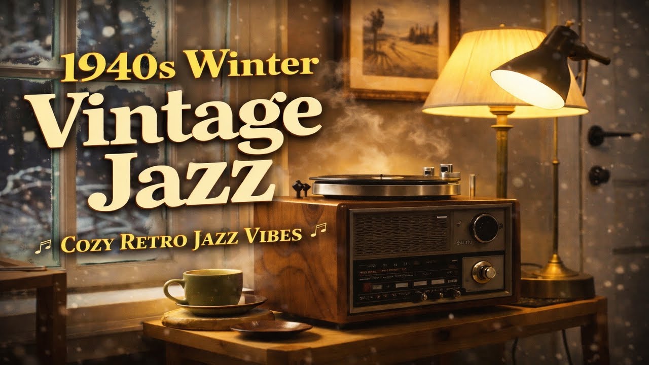 1940s Winter Vintage Jazz ❄️ Cozy Retro Jazz Vibes