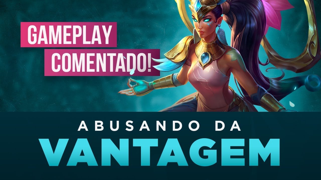 ABUSANDO DA VANTAGEM - GAMEPLAY COMENTADO (KARMA D2 LOL BR SOLOQ)