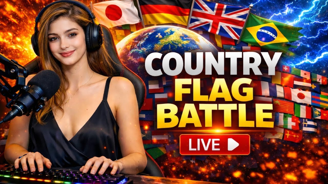 🔴 WAR OF FLAGS LIVE ⚔️ 24 02 2026 | Interactive Flag Battle 🌍